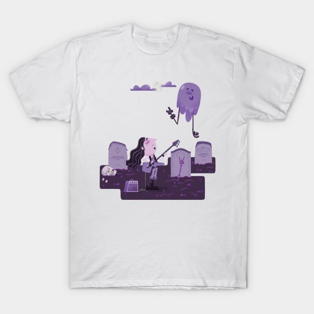 Graveyard metal T-Shirt by azbeen